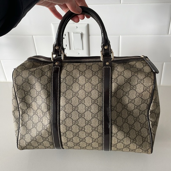 Gucci Boston Joy Bag Medium dark brown - Picture 3 of 12
